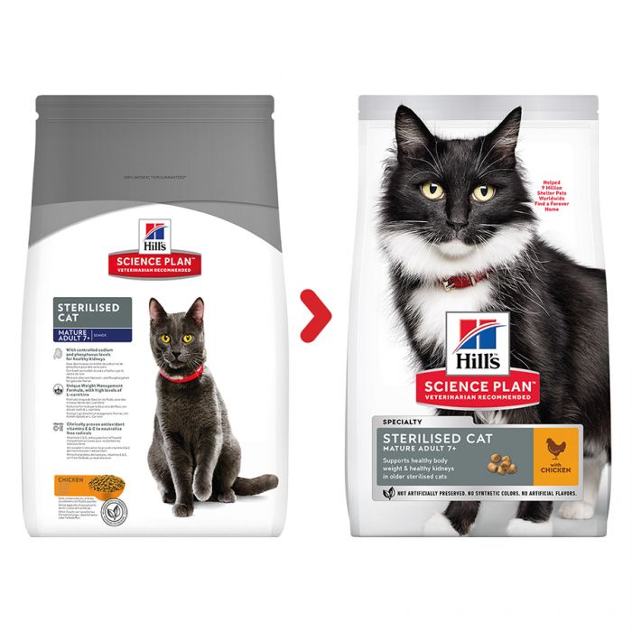 Hills sterilised outlet cat food